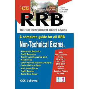 RRB Railway Recruitment Board Non-Technical Exams Book