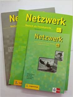 Netzwerk Deutsch als Fremdsprache A2 (Textbook + Workbook + Glossar) (with 2 CDs) Paperback – 2015