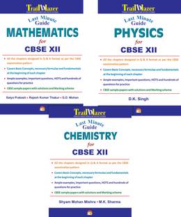 CBSE Mathematics / Physics / Chemistry for Class - 12 (Set of 3 Books)