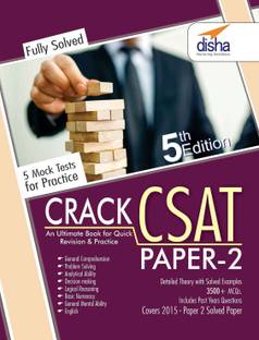Crack Csat - Paper 2 with 5 Mock Tests (General Studies IAS Prelims)