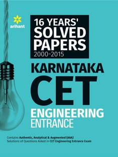 16 Years' Solved Papers 2000-2015 Karnataka CET Engineering Entrance