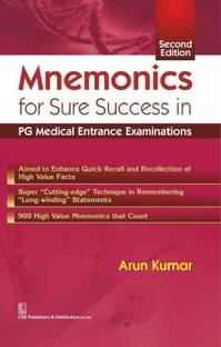Mnemonics for Sure Success in PG Medical Entrance Examinations