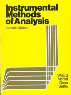 Instrumental Methods of Analysis