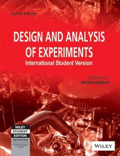 Design and Analysis of Experiments, Isv  - International Student Version