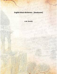 English Khasi Dictionary , [Hardcover]