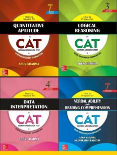 How to prepare for the Cat exam (sets of 4 books) by Arun Sharma