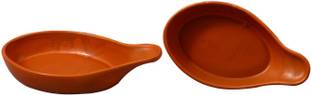 caffeine Ceramic Serving Bowl Handmade Mud Brown