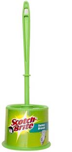 Scotch-Brite Round Toilet Brush with Holder Nylon Wet Brush