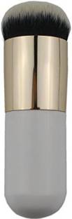 GYBest 1PCS Bold Handle Large Round Head Makeup Brushes/foundation Brush/blush Brush/buffer Brush/powder Brush/bronzer Brush/bb Cream Brush/beauty Cosmetics (Golden and White)