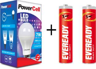 Power Cell 7 W Basic Standard B22 LED Bulb