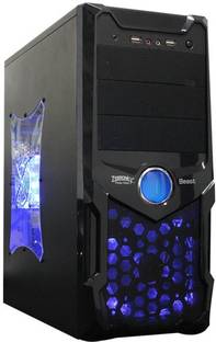 ZEBRONICS Beast without SMPS Full Tower Cabinet with USB 2.0 and USB 3.0 Ports Compatible with Computer