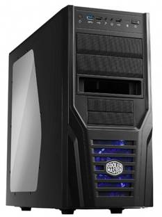 COOLER MASTER Elite 431 Plus Mid Tower Cabinet with USB 2.0 and USB 3.0 Ports Compatible with Computer