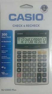 CASIO DJ- 220D DJ- 220D Plus Basic  Calculator