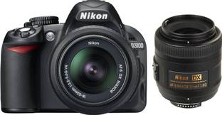 NIKON D3100 with (AF-S 18 - 55 mm VR Kit + AF-S DX NIKKOR 35 mm f/1.8G) DSLR Camera