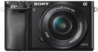 SONY ILCE-6000L/B IN5 Mirrorless Camera Body with Single Lens: 16-50mm Lens