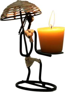 Aesthetic Decors Iron 1 - Cup Candle Holder