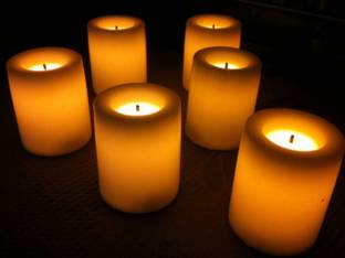Seven Secrets Set Of 6 Led Diyaz Candle