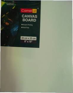 Camlin Beginners Cotton Medium Canvas Board (Set of 6)