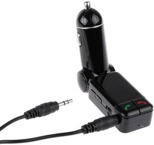 VibeX v2.1+EDR Car Bluetooth Device with 3.5mm Connector, Audio Receiver, Car Charger, FM Player, FM Transmitter