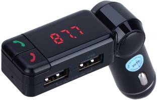 VibeX v2.1+EDR Car Bluetooth Device with 3.5mm Connector, Audio Receiver, Car Charger, FM Player, FM Transmitter