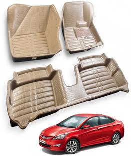 Cardon Plastic 5D Mat For  Hyundai Verna Fluidic