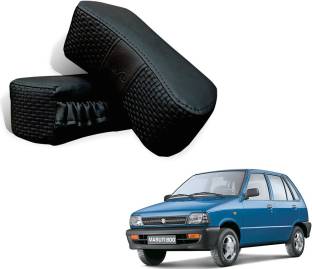 AUTO PEARL Black Leatherite Car Pillow Cushion for Maruti Suzuki