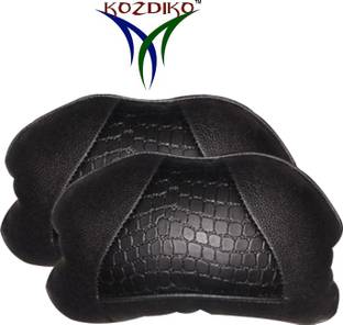 KOZDIKO Black Leatherite Car Pillow Cushion for BMW