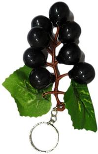 DCS Rubber Grapes Keychain Locking Key Chain