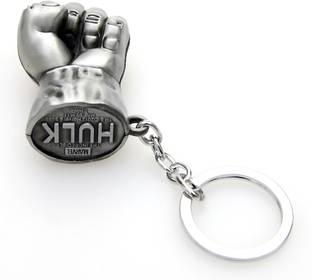 24x7eMall Key 01 Hulk Silver Locking Key Chain