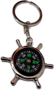 ADITYA TRADERS Pure metal compass with fancy metal keychain Key Chain