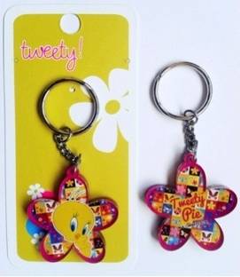 Warner Bros. Tweety Flower Acrylic Key Chain