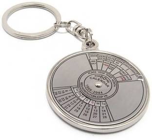 MI Corporations Date Perpetual With Calendar Up-To 50 Years Key Chain (Silver) Key Chain