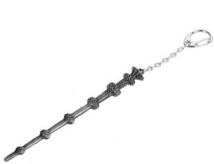 Optimus traders Harry Potter Dumbledore Wand 3D Logo Metal Locking Key Chain