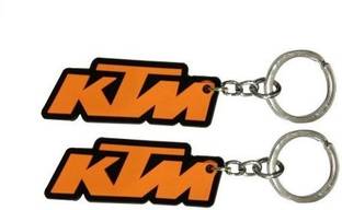 Ezone KTM rubber Pack of 2 Key Chain