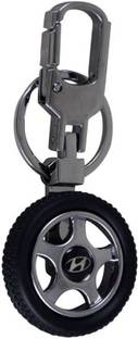 PARRK Hyundai Tyre Logo Locking Key Chain
