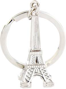 true traders true traders silver metal Eiffel tower keychain Key Chain