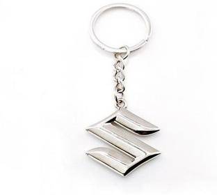 Motoway Suzuki Logo Metallic Car & Bike Key Chain