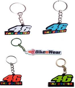 BikenWear Doctor-46-Grey,Blue,Orange,Green & BIkenwear Key Chain