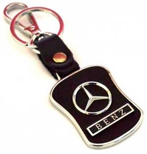 Prime Traders Mercedes Leather Imported Locking Key Chain
