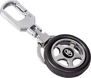 Amor Toyota Tyre Rotary Wheel Key Chain Locking Key Chain