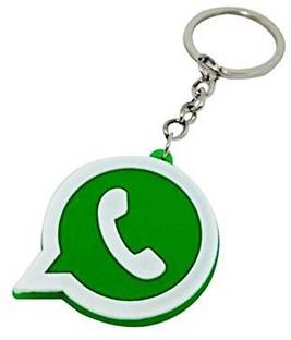 GCT Whatsapp / Whats App Logo Synthetic / Rubber Key Chain