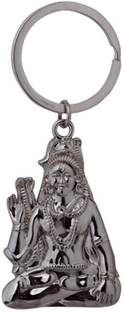 Aura God Shiva Shiv Imported Metal Protection Spiritual Locking Key Chain