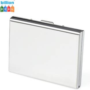 billion DEAL High Quality Stylish Waterproof Executive Steel Plain ATM 6 Card Holder