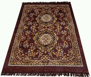 NISHU Brown Cotton Carpet