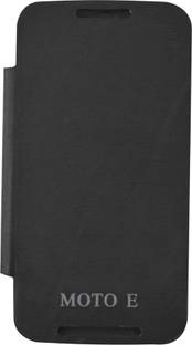 Coverage Flip Cover for Motorola Moto E (1st Gen) Coverage Flip Coverfor Motorola Moto E - Black