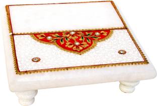 Handicrafts Paradise Stoneware Pooja Chowki