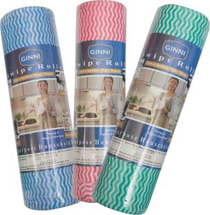GINNI Kitchen Swipe Roll (Multi-purpose House Holding Wipe) Dry Polyester Cleaning Cloth