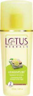 LOTUS HERBALS Lemonpure Turmeric & Lemon Cleansing Milk Face Wash