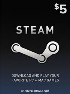Steam Gift Card 5 USD