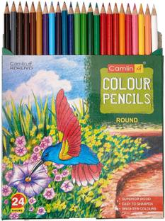 Camlin Col- Pencil Camel Round Shaped Color Pencils